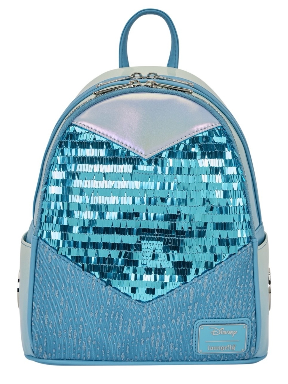 Loungefly Disney Frozen Elsa Dress Sequin Cosplay Mini Backpack New 2025